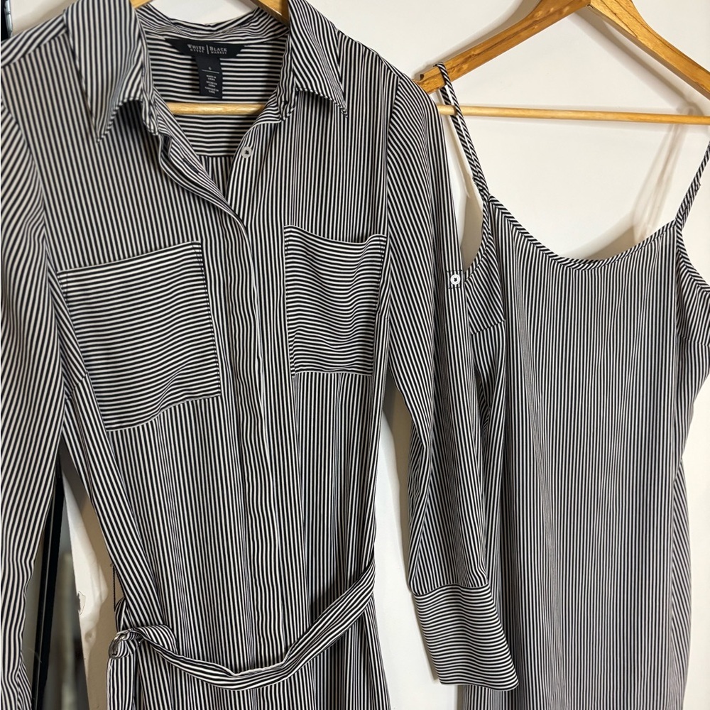 White House Black Market Striped Ensemble Dress Set - Picture 5 of 6